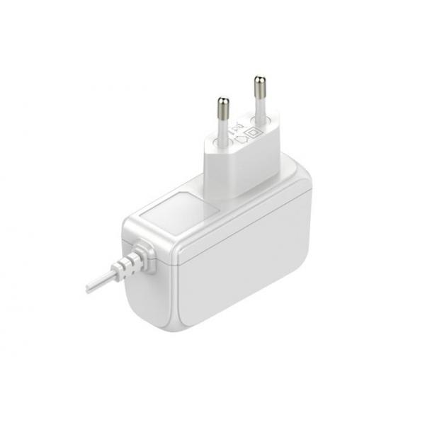Quality 12V 2A AC Wall Mount Power Adapter , White 2000ma Switching Power Adapter for sale