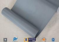 China Waterproof Grey PVC Coated Fiberglass Fabric 280gsm 0.25mm 39 Inches factory