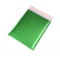 Quality Quad Seal Light Green Metallic Bubble Mailers 265x360mm #I Plastic Shock for sale