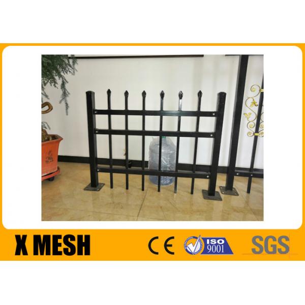 Quality 48'' Commercial Wrought Iron Fence ASTM F2408  Powder Coated for sale