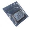 China Resealable Self Adhesive Zip lock ESD Shielding bags / Anti Static Bags for electronic pieces and parts factory