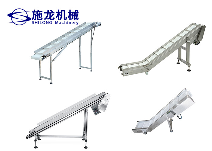 China 40w Bucket Elevator Conveyor Belt System 300mm/ S 800mm Height factory