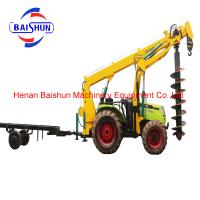 China Cost effective wholesale tractor post hole digger pole erection machine factory