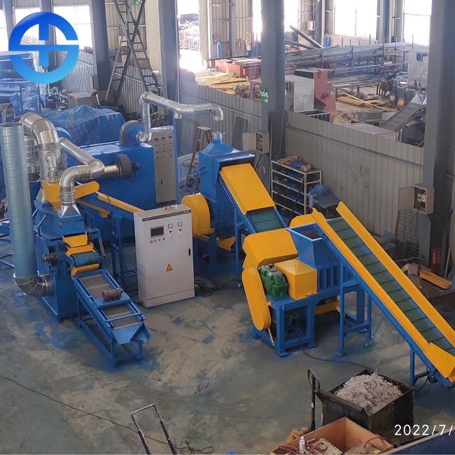 China PLC 500kg/H Copper Wire Recycling Machine 110.76kw Power 600Kg/H factory