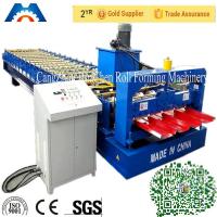 China Corrugated Sheet Metal Roofing Roll Forming Machine Computer Control factory