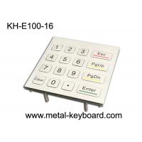 China 16 Keys 4X4 Matrix Metal Keypad Laser Engraved Characters For Access Control System factory