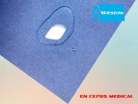 China EN13795 water proof spunlace for surgical gown factory