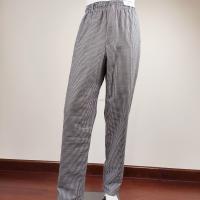 China Customized  Chef Work Pants Plain And Yarn Dyed Twill Checks Chef Pants factory