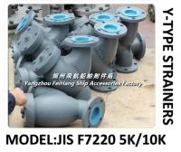 China JIS F7220 5k/10k Cast iron Y-type Strainers factory