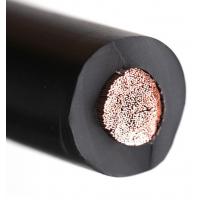 China 1/0 2/0 3/0 4/0 AWG Welding Cable Single Copper Core Black factory