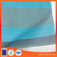 China Outdoor Sling &amp; Mesh Fabric 1X1 weave Textilene mesh fabrics in strip factory