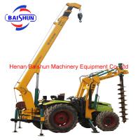 China OEM tractor crane for tractor mounted post hole digger machine factory