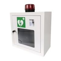 china Alarmed AED Defibrillator Cabinets , Wall Mounted External Defibrillator