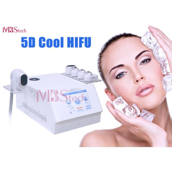 Quality 5 Cooling Cartridges Cold Skin Painless Face Lifting 5D HIFU for sale