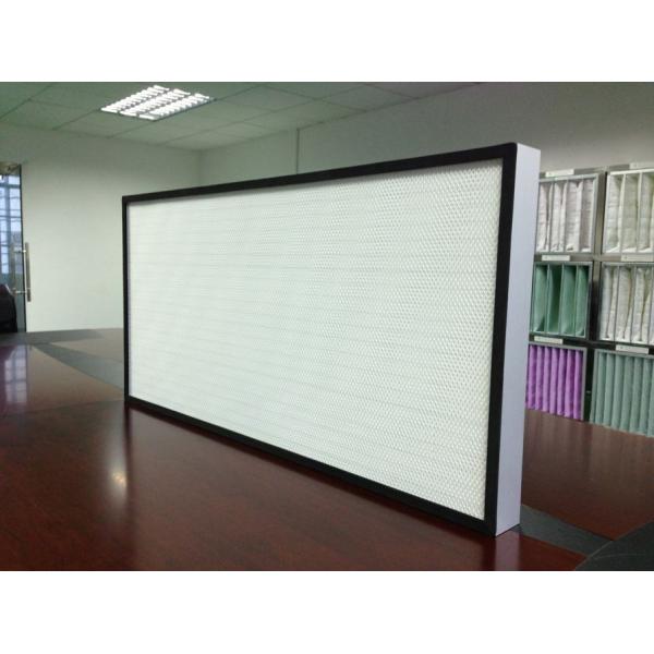 Quality Clean Room Pleated Hepa Air Filter Glass Fiber With Hot Melt Beads Separator for sale