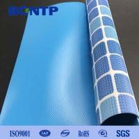 China Colorful PVC Coated Tarpaulin 0.55mm For Children'S Playground Jumping Castle factory