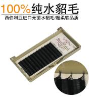 China 100% Real Mink Eyelash Extensions Mink Individual Eyelashes 6 - 16mm Length factory