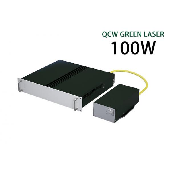 Quality 5MHz 100W Green Fiber Laser QCW Single Mode Nanosecond for sale