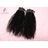 China No Shedding Virgin Indian Hair  / 10''-30''  Kinky Curly Hair Weave factory