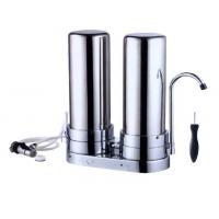 China 2 Stage Filtration Stainless Steel Water Purifier , Stainless Steel Whole House Water Filter For Home factory