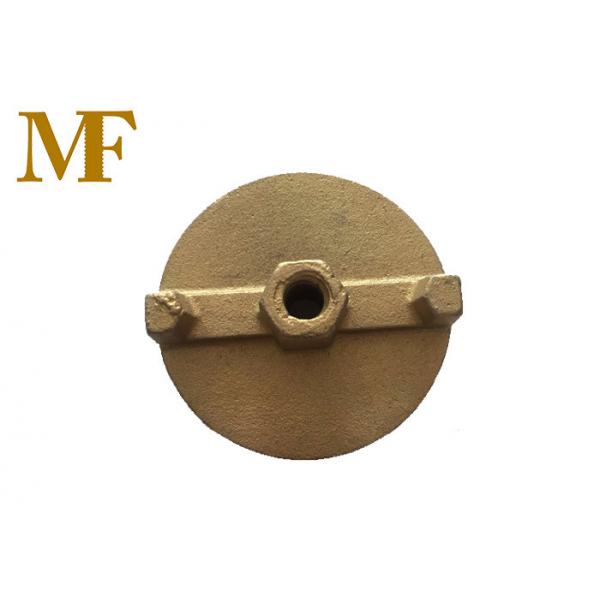 Quality Yellow Construction Formwork Accessories  Tie Rod Disc Anchor Nut for sale