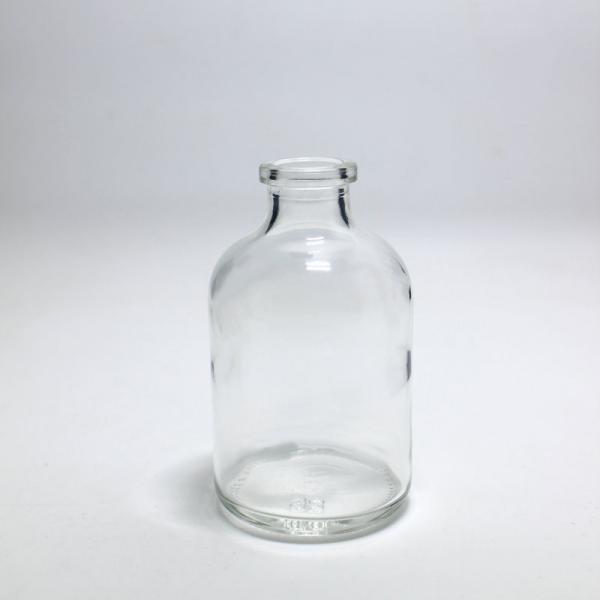 Quality 200ml Clear Molded Glass Vial Type I II III Rubber Stoppered Reagent Bottles for sale