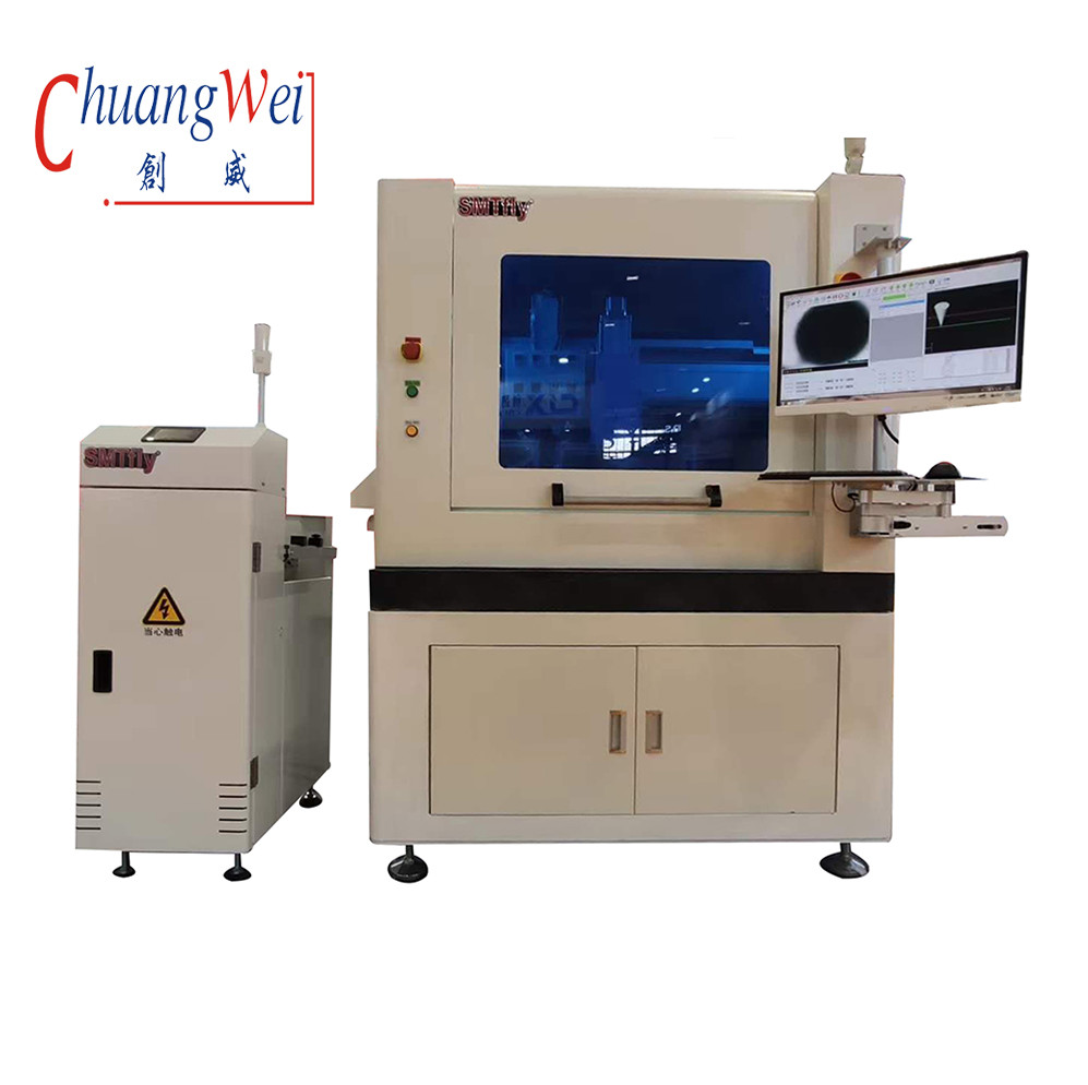 China Inline PCB Router Machine With Break Blade Checking And High Efficiency Function factory