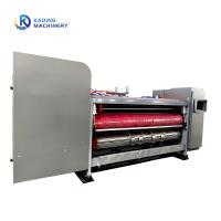 Quality High Speed Carton Box Die Cutting Machine For Corrugated Paperboard With 3 Colors Printer for sale