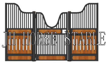 Quality Steel Frame Heavy Duty 3m X 2.2m Horse Stall Fronts for sale