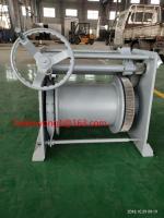 China sells 20mm wire rope 50m wire length 30KN hand winch marine winch factory