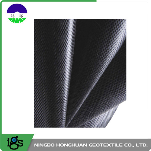 Quality 460G Black Geotextile Filter Fabric Convenient / Woven Geotextiles for sale