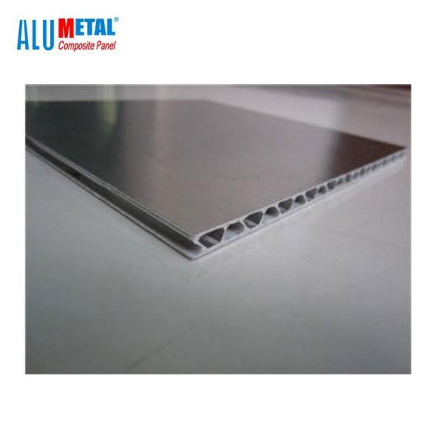 Quality 1500MM FEVE Aluminum Corrugated Panel Interior ACP Sheet Gloss 5800mm for sale