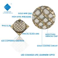 China R15MM 100W UV LED Chips 2100mA High Power UV LED Quartz Glass Lens factory