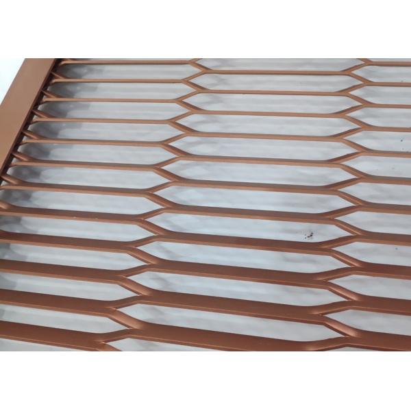 Quality Hexagonal Hole Anodized Honeycomb Expanded Metal Mesh For Car Grille ISO9002 for sale