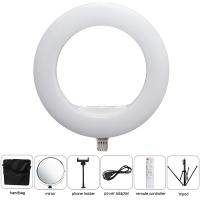 China Hollow Circle LX-480S 18 Inch LED Ring Light 48W Selfie Ring Light With Tripod Stand factory