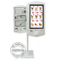 China Dual Screen Win10 32 Inch Capacitive Touch Screen Self Service Kiosk Macdonalds for sale