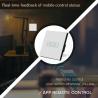 China Wireless WiFi Touch Wall Light Switches, Glass Panel Touch Switch AC 90-250V 5A Work With Alexa Google Home factory