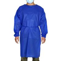 Quality Long Sleeve Comfortable Medical Isolation Gowns PP Disposable Isolation Gown For for sale