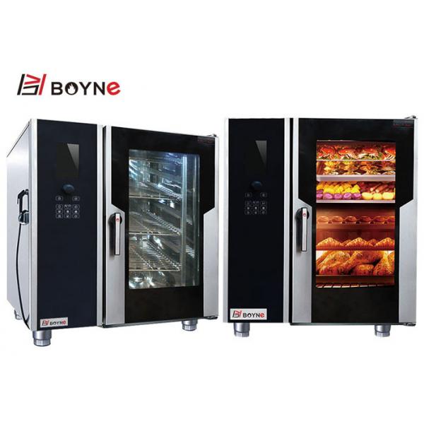 Quality Commercial Kitchen Cooking Equipment LCD Version Combi Oven With Boiler for sale