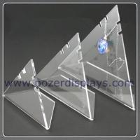 China 3X Triangle Acrylic Necklace Pendant Display Stand factory