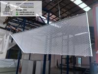 China SUDALU Aluminum CNC Curvel Panel for Wall Cladding Decoration Perforated Panel with Shaped Size factory