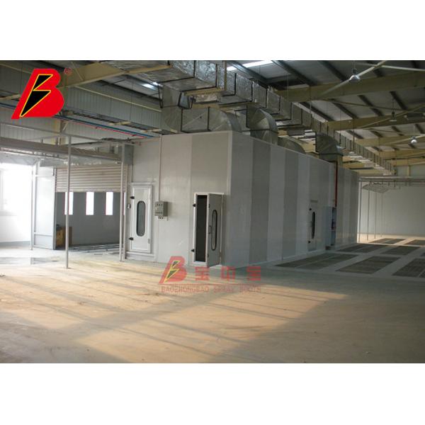 Quality Automatic 2.5m Min TUV Passenger Car Spray Painting Room for sale