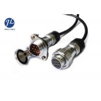 China Vehicle Rear View Camera Cable For 3 Channel Kits with 7 Pin Electrical Socket factory