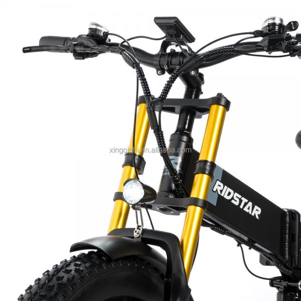 Quality Aluminum Alloy 48volt Folding Fat Tire Electric Bike With Throttle for sale