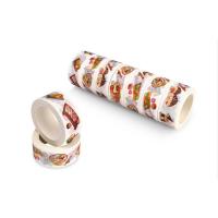 China Food Pattern Washi Paper Tape , Yellow Washi Tape Assortment DIY Masking factory