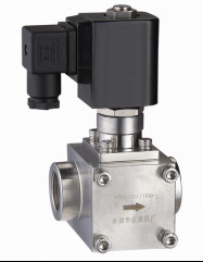 Quality Normally Open NO High Pressure Gas Solenoid Valve , 3/8＂Electromagnetic Solenoid Valve for sale