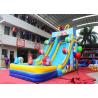 China Happy Birthday Gift Inflatable Water Slide with Silk - screen Printing factory