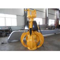 China Light Weight Komatsu Orange Peel Grab / Excavator Rotating Grapple factory