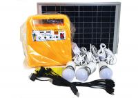 China Clean Energy Solar Powered Lights High Power 10W 18V Polycrystalline Yellow Color factory