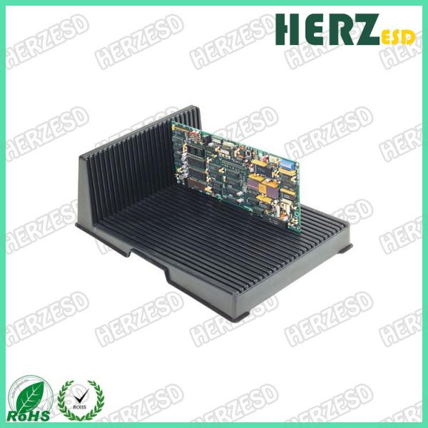 Quality L Shaped ESD PCB Racks Depth 3.2 mm PP Material With Conductive Fiber for sale